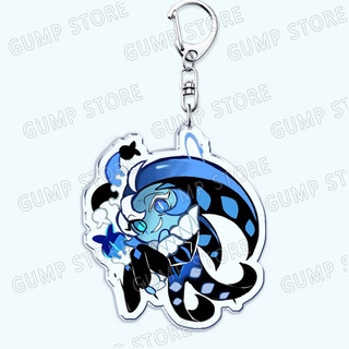Cute Game Cookie Run Kingdom Chibis Keychains for Accessories Bag Shadow Milk Pure Vanilla Cookie Keyrings Jewelry Fans