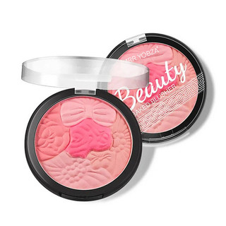 Phấn má hồng hình cánh hoa năm màu Matte Pearlescent Dập nổi đường viền có độ bóng cao 5 màu Blush Rouge