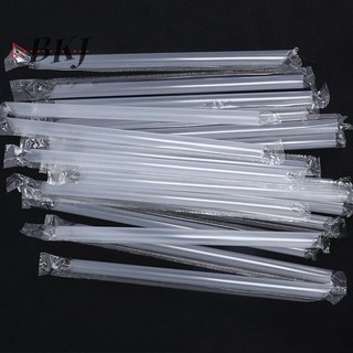 [KJ] 500 Chiếc Ống Hút Nhựa DIY Dùng Một Lần Ngắn Trong Suốt Nhọn Mỏng Ống Hút Uống Hàng Hóa Phụ Kiện Nhà Bếp [Mới]