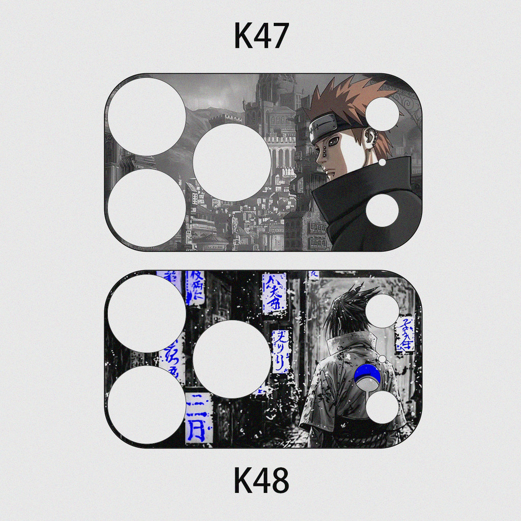 2 Chiếc] Dành Cho iPhone 17 Pro / 17 Pro Max DIY Mềm Mờ Camera Giấy Dán Phim / Anime Naruto Uzumaki Hinata In Chống Trầy Xước Bảo Vệ Camera