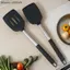 {AKIN} Bộ thìa silicon Nonsti linh hoạt Dụng cụ nấu ăn chịu nhiệt để nướng bít tết và làm bánh Crepes tại nhà {a}