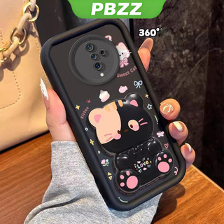 Ốp Lưng Cho VIVO S1 PRO S1 Vỏ Điện Thoại Vỏ Mềm Silicon Chống Sốc Thiết Kế Mới Thẩm Mỹ Có Giá Đỡ 360° Gương trang điểm mèo dễ thương cho bé gái JTXMMZJ