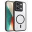 Ốp lưng Poco M6 Pro Vỏ từ tính trong suốt mờ cho Ốp điện thoại Xiaomi Poco M6 Pro 4G