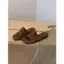 TT Thường Ngày Xếp Ly Flip-Flops Giày Nữ Đế Mềm Chống Trơn Trượt Mũi Vuông Dép