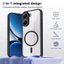 Ốp lưng Poco X7 Pro Vỏ từ tính trong suốt mờ cho Ốp điện thoại Xiaomi Poco X7 Pro 5G