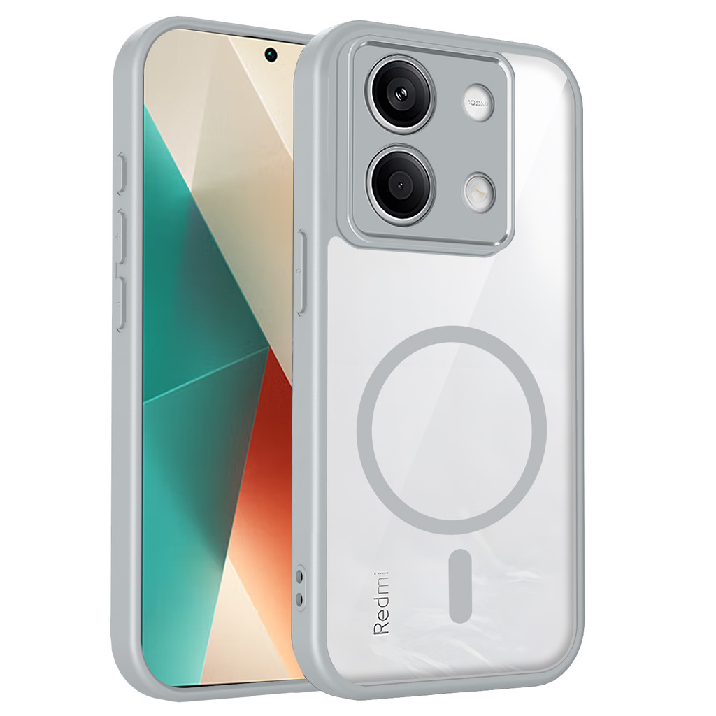 Ốp lưng Redmi Note 13 Pro 5G Vỏ từ tính trong suốt mờ cho Ốp điện thoại Redmi Note 13 4G