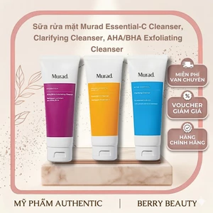 Sữa Rửa Mặt Murad Essential-C Cleanser, Clarifying Cleanser, AHA/BHA Exfoliating Cleanser 148ml