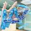 Xanh Bầu Trời Đầy Sao Lấp Lánh Sailing Hình Móc Khóa Trong Suốt Acrylic Mặt Dây Chuyền Hình Titanic Phụ Kiện