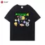 Pikmin PIKMIN4 Anime Hàng Hóa Ngắn Tay Nam Nữ Mùa Hè Cotton Nguyên Chất Rời Thả Vai Cặp Đôi Mặc Áo Thun Nửa Tay