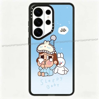 Từ Tính Bowknot Girl Acrylic Cứng Phone Case For Dành Cho Samsung Galaxy S26 25 24 23 22 UItra S26 25 24 Plus Vỏ Bảo Vệ Chống Sốc