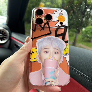 Hoa cúc trắng G-Dragon ỐP đIệN ThoạI Cho IPhone 17 16PRO 15Plus 14 13 12 11 Promax XSMAX ốP Silicon TPU MềM Trong SuốT