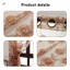 Rèm Polyester hoa mẫu đơn Jacquard Burnouts hiện đại cho phòng khách phòng ngủ