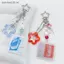 SSVN Thời Trang Đơn Giản Handmade Thẻ Đính Hạt Móc Khóa Mặt Dây Chuyền Dành Cho Nữ Bé Gái Sáng Tạo Bapa Phụ Kiện Trang Trí Quà Tặng.