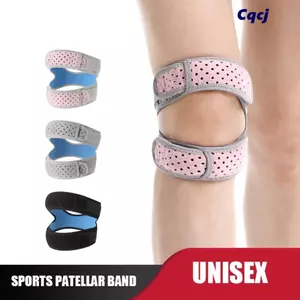 Nẹp đầu gối CQCJ Patella, Hỗ trợ có thể điều chỉnh Bàn di chuột thể thao thoáng khí, Hoạt động thể thao Huấn luyện chống trượt Chống sốc Bảo vệ đầu gối cho nam và nữ