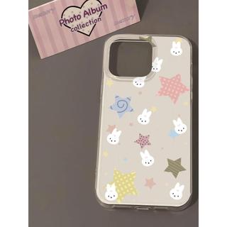 Macaron nhiều màu sao nền cho iPhone 17 trường hợp 1615plus hai lớp imd1413pro