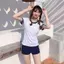 Hot Girl Quần short gợi cảm Bộ đồ thể thao mùa hè Pure Desire Style Sweet Spicy Fitness Bộ đồ hai mảnh thời trang