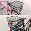 Giỏ xe đạp leo núi BORAGETE, Giỏ sau xe đạp bằng kim loại có thể điều chỉnh, Đen / Bạc Dễ dàng lắp đặt Bảo quản ba lô bền cố định Phụ kiện xe đạp gấp cho trẻ em