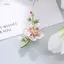 PNPIA- Thanh Lịch Retro Hoa Trâm Cài Thời Trang Phong Cách Trung Hoa Xòe Đa Năng Cao Cấp Thổ Cẩm Quần Áo Phụ Kiện Quà Tặng
