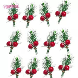 YOFFOR 10 CHIẾC Nhánh Thông Nhân Tạo, Phụ Kiện DIY