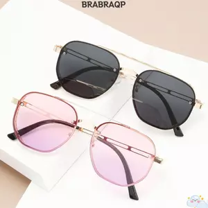 Kính râm kim loại BRAAA, Kính râm lái xe đa năng đơn giản, Kính mắt chống tia cực tím thể thao ngoài trời cổ điển thời trang dành cho nam giới