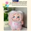 MAKY Nhồi Bông Sang Trọng Búp Bê Thỏ Mềm Mại Lông Tơ Thỏ Đồ Chơi Có Ren Hoa Viền Satin Nơ Ngọt Tặng Cho Bé Gái Trẻ Em Trang Trí Phòng Ngủ VN