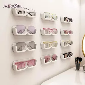 AqToCna Đơn Giản Thiết Thực Kính Hộp Bảo Quản Treo Tường Đục Lỗ Miễn Phí Kính Mát Tổ Chức Ra Cao Cấp Trưng Bày Kính AqToCna