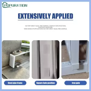 POP Bên Trong Cắm Bụi Bao Nhựa Vuông Ống Trống Cuối Nắp Bung Cho Đồ Nội Thất Ghế Bàn Thép Chân Bảo Vệ