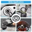Bộ kẹp giữ thép Mangan - Vòng bi trục - Vòng đệm bên ngoài loại C - Kẹp khóa 3-32mm - Dây buộc linh kiện cơ khí / Giao hàng miễn phí