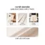 Quần đùi sooc nữ CARDINA chất liệu chéo kaki dáng A xếp ly trước 6QSA20