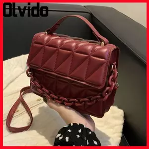 Túi đeo vai OLVIDO, Da PU có túi đeo chéo đóng từ tính, Túi đeo chéo có dây đeo hình vuông có thể điều chỉnh thời trang dành cho nữ Cô gái