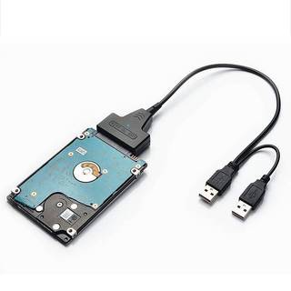 Queenten SATA Cáp Cho Laptop SSD 2.5 Inch Để Bàn HDD Bên Ngoài Ổ Cứng USB 2.0 Adapter Có Cổng Nguồn Cho Hệ Điều Hành, Cho Windwos QT