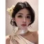 🔥phụ kiện tóc cô dâu kẹp tóc cô dâu phụ kiện chụp ảnh cưới Phiên Bản Hàn Quốc Sáng Tạo Giả Ngọc Trai Hoa Kẹp Tóc Lily of the Valley Cô Dâu Mũ Đội Đầu Cưới Phụ Kiện Tóc Cưới Phụ Kiện