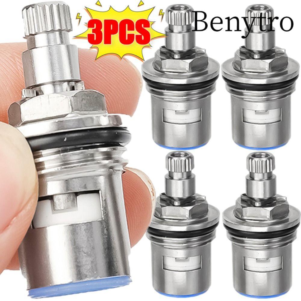 Benytro Lõi van vòi BENYTRO, Hộp mực vòi lắp đặt dễ dàng bằng thép không gỉ, Van vòi chống gỉ đa năng bếp