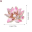 Men Peony Trâm Hợp Kim Kẽm Pin Với Kim Cương Giả Và Ngọc Trai Cho Sườn Xám