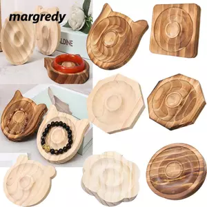 MARGREDY Dây Tay Vòng Tay Hiển Thị Đứng, Bảng Gỗ Hạt Gỗ Giá Đỡ Vòng Tay, Hạt Trưng Bày Khay DIY Thiết Kế Thủ Công Lưu Trữ Trang Sức Làm Nhà Tổ Chức Nhà
