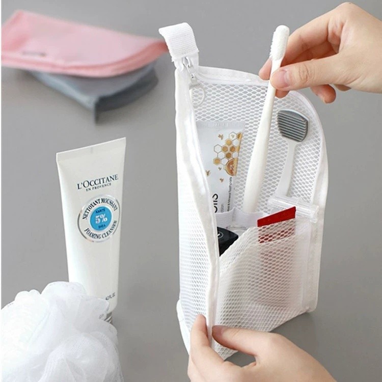 Tổ chức vệ sinh du lịch Cấu trúc thiết lập nhanh, thiết kế vải cho kệ phòng tắm, kế hoạch lưu trữ có tổ chức