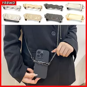 Kẹp lưng điện thoại di động YRBWD, Kẹp kim loại có thể điều chỉnh đa năng, Túi điện thoại đa phong cách DIY di động