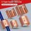 Đầu nối dây FANIELLAPOWELL, Kẹp dây đồng loại C, Cáp kết nối nhánh khóa loại C