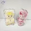 HFTOY HACIPU Gấu Gummy Bộ Sưu Tập Men Sang Trọng Móc Khóa Có Vỏ Bụi Bảo Vệ Nhân Vật Dễ Thương Phụ Kiện Quà Tặng ~