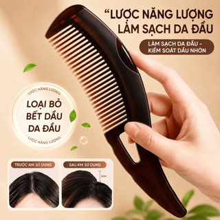 Lược Hỗ Trợ Giảm Gàu Cao Cấp Có Tay Cầm – Lược Massage Da Đầu, Gỡ Rối Tóc, Phồng Chân Tóc Tiện Lợi