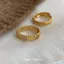 Nhẫn Hoa Zircon Mạ Điện Vàng Thật Nhẫn Thanh Lịch Hàng Ngày Tất Cả Trận Đấu Chỉ Số Nhẫn Ánh Sáng Sang Trọng Cao Cấp Tính Khí