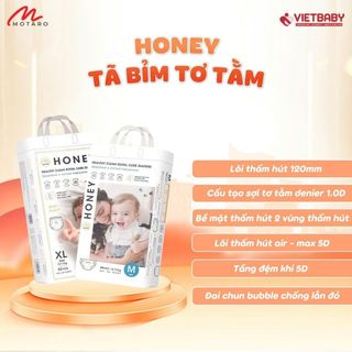 (COMBO 4B- MẪU MỚI) Momo Honey siêu mềm, siêu mỏng, siêu mịn NB-4XL - Bỉm, Bỉm Quần Balo Balo