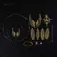 AqToCna Gothic Spiked Halo Crown Đính Hạt Dây Xích Tiara Gothic Phụ Kiện Sang Trọng Mũ Tự Làm Chất Liệu Paage AqToCna
