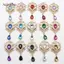 AqToCna 32 * 60MM cho kim cương giả Nút tóc Manualidades Phụ kiện Diy Flat ba Trâm cài Phụ kiện trang sức AqToCna