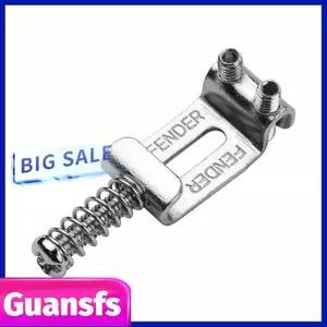 Guansfs 6 Đàn Guitar Cầu Yên Ngựa Kim Loại Ngăn Chặn đứt dây Cải thiện âm sắc và duy trì bằng vít gắn lò xo cho ST Điện