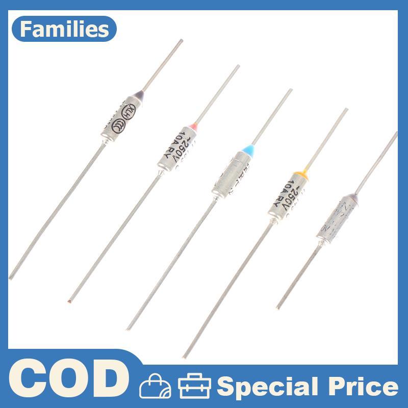 10 Chiếc Cầu Chì Nhiệt Kim Loại 10A 15A 250V Nhiệt Độ 142° 150° 172° 185° 216° Cho Nồi Cơm Điện