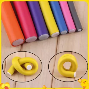 10 chiếc Máy uốn tóc linh hoạt Máy uốn tóc Máy tạo bọt mềm uốn cong xoắn uốn cong