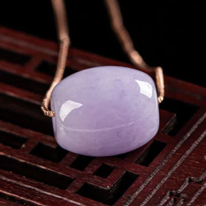 Mặt dây chuyền Ice Violet Passepartout Nam Nữ Cặp đôi Mặt dây chuyền ngọc bích