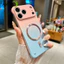 Ốp Điện Thoại Từ Tính Không Khung Cho Vivo X200 Pro Mini X100 X100S V40 V30 V29 V27 iQOO 12 Pro 5G 4G Sang Trọng Gradient Business Cover Sạc Không Dây Vỏ Cứng Mờ Chống Sốc