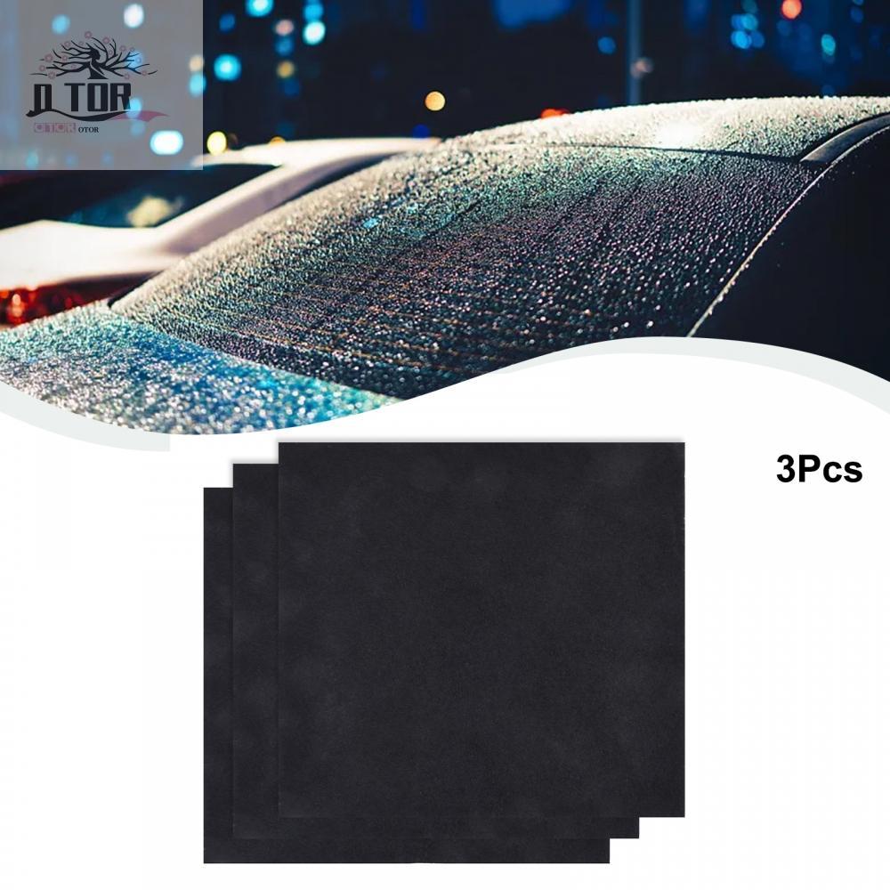 Bộ khăn lau xe 3 chiếc Khăn lau sợi nhỏ để lau gương kính miễn phí Streak